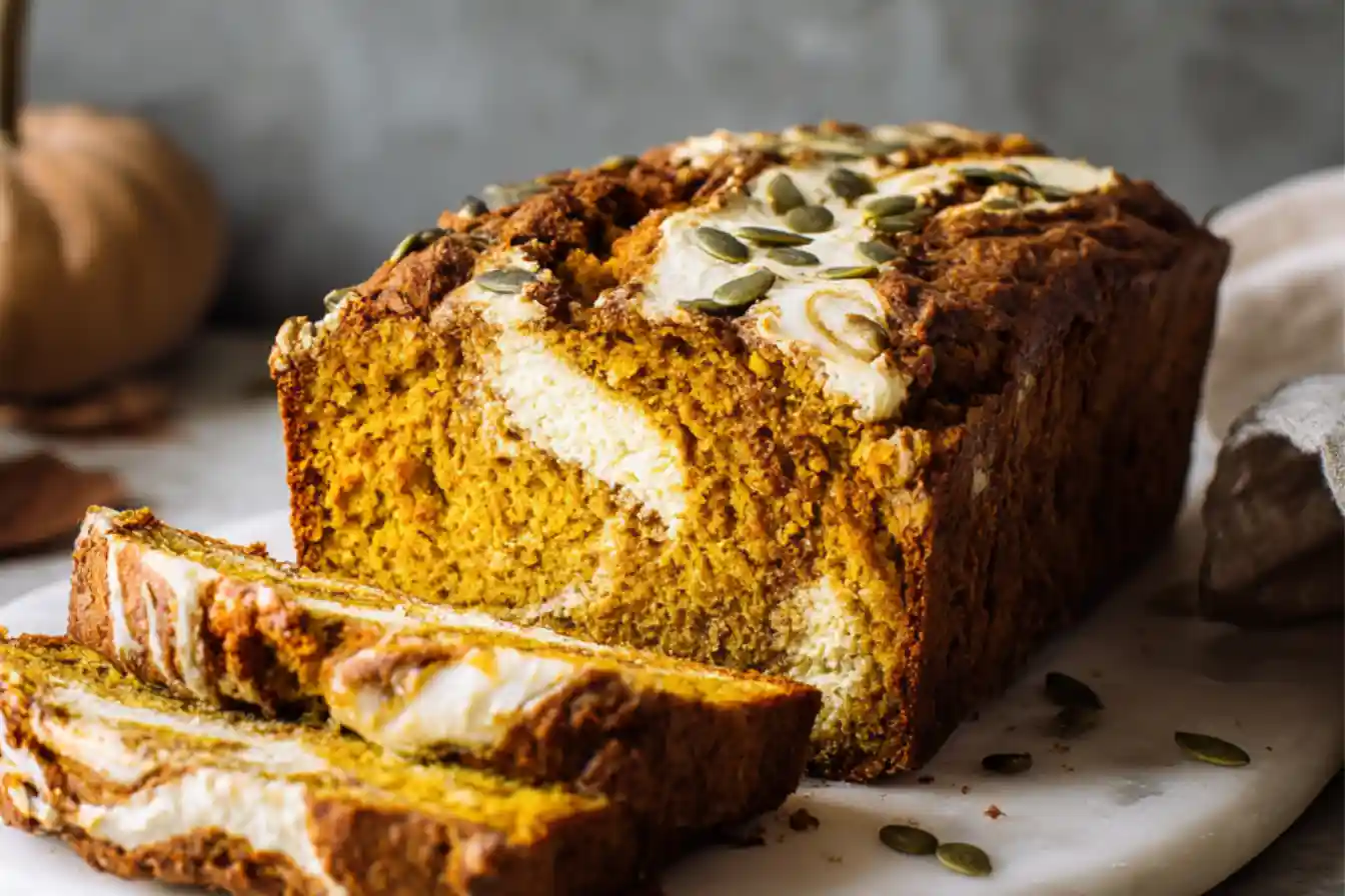 Spiced Pumpkin Cheesecake Bread Cozy Fall Recipe You’ll Love