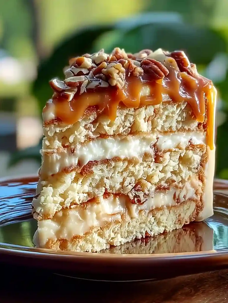 Cake with a Cheesecake Center