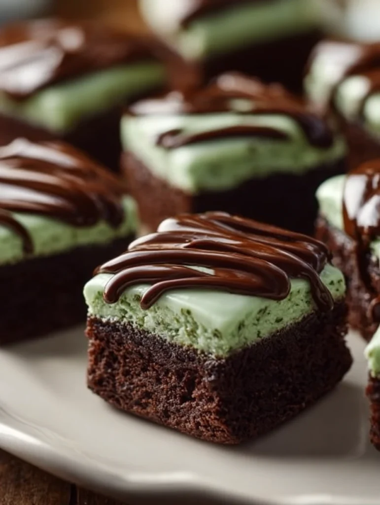 Indulge in Irresistible Chocolate Mint Brownies: Layers of Delight!