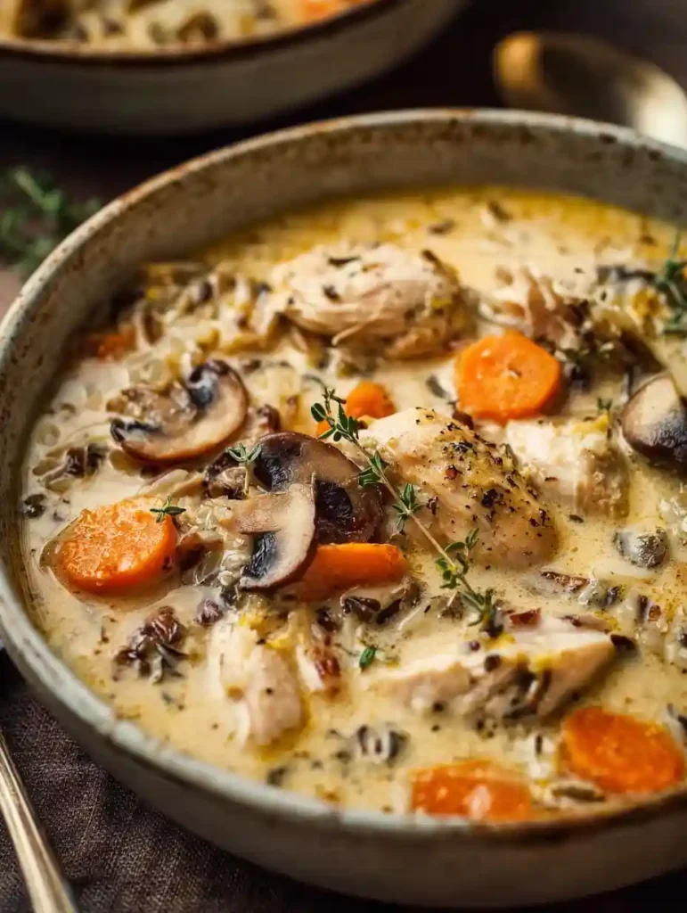 Creamy Chicken and Rice Soup