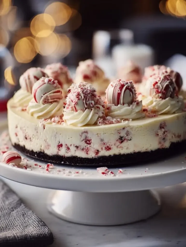 Indulge in the Ultimate Holiday Peppermint Cheesecake Delight