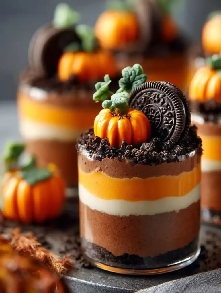 Pumpkin Patch Dirt Cups Recipe