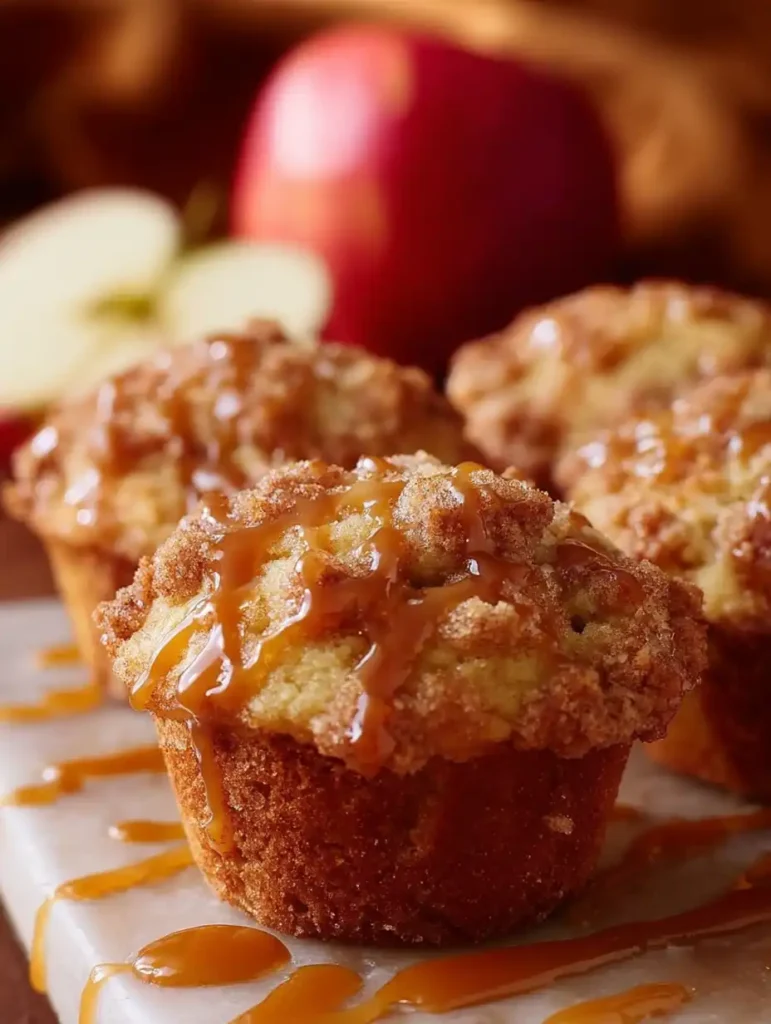 Sourdough Apple Muffins
