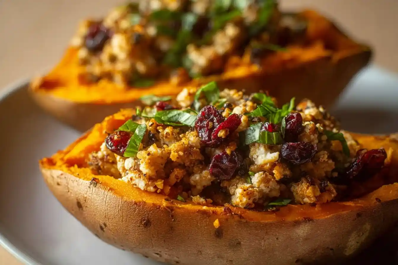 Cozy Stuffed Sweet Potatoes with Turkey Quick and Delicious Dinner