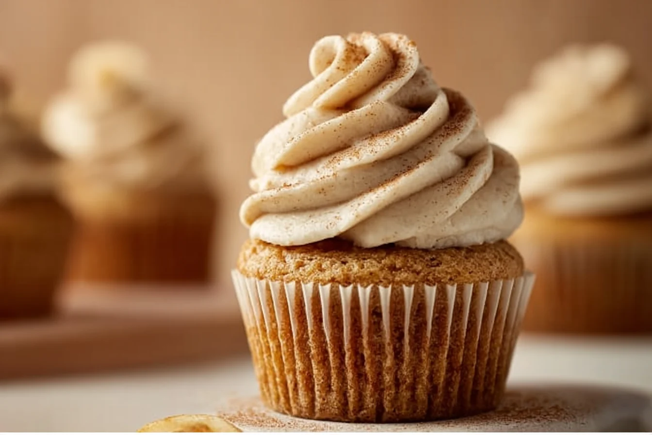 Delicious Easy Banana Cupcakes with Cinnamon Cream Cheese Frosting