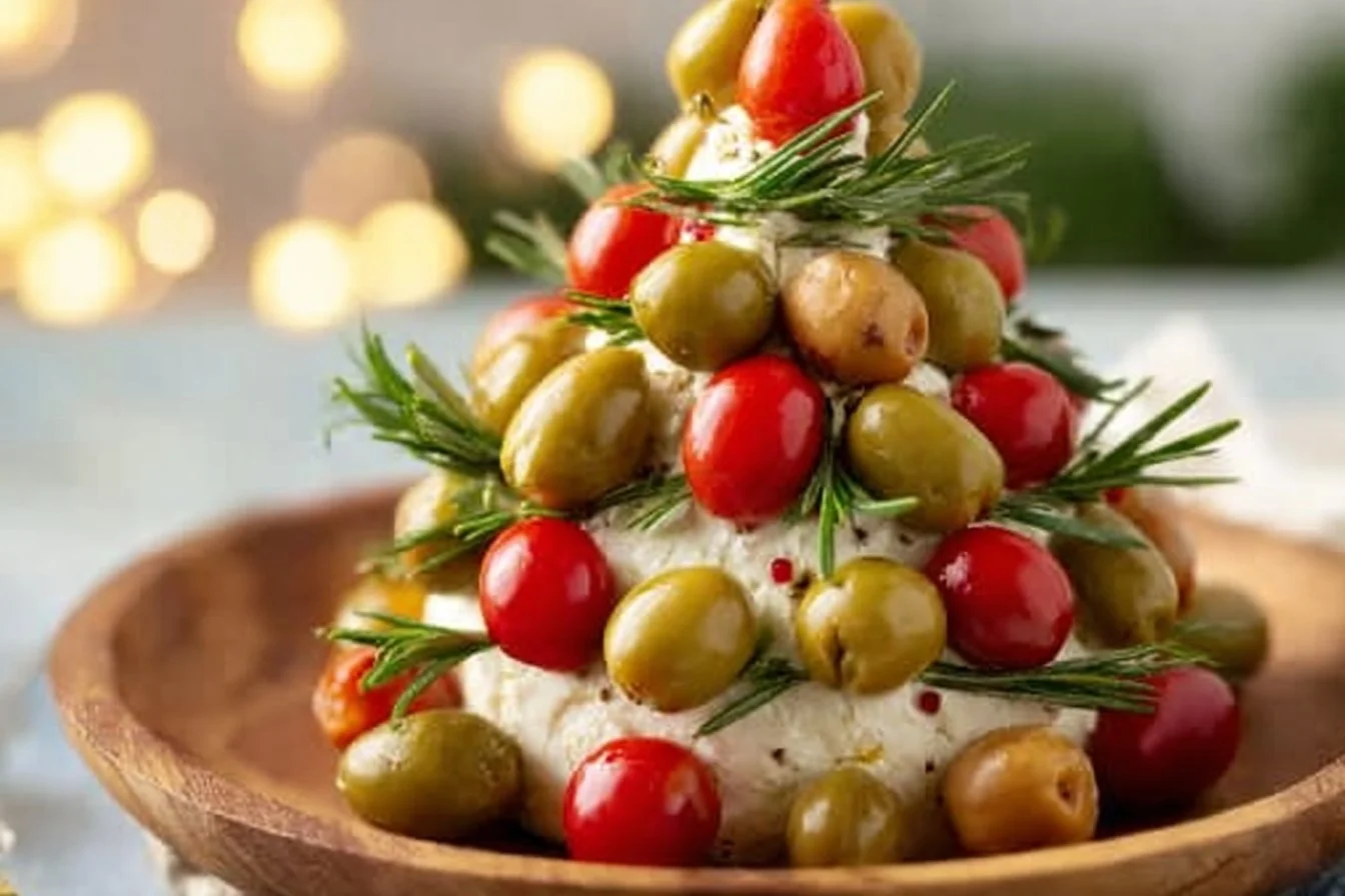 Tree Cheese Ball Appetizer