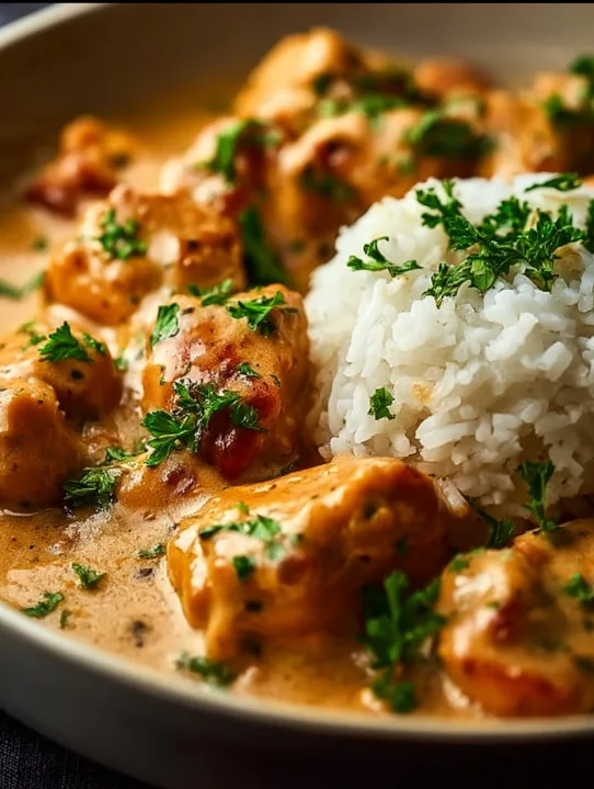 Best Smothered Chicken and Rice
