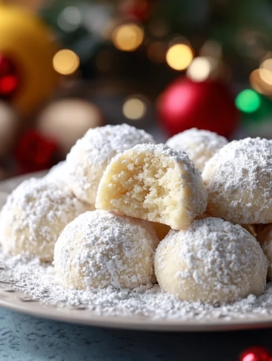 Lemon Cream Snowball Cookies – Melt-in-Your-Mouth Holiday Magic