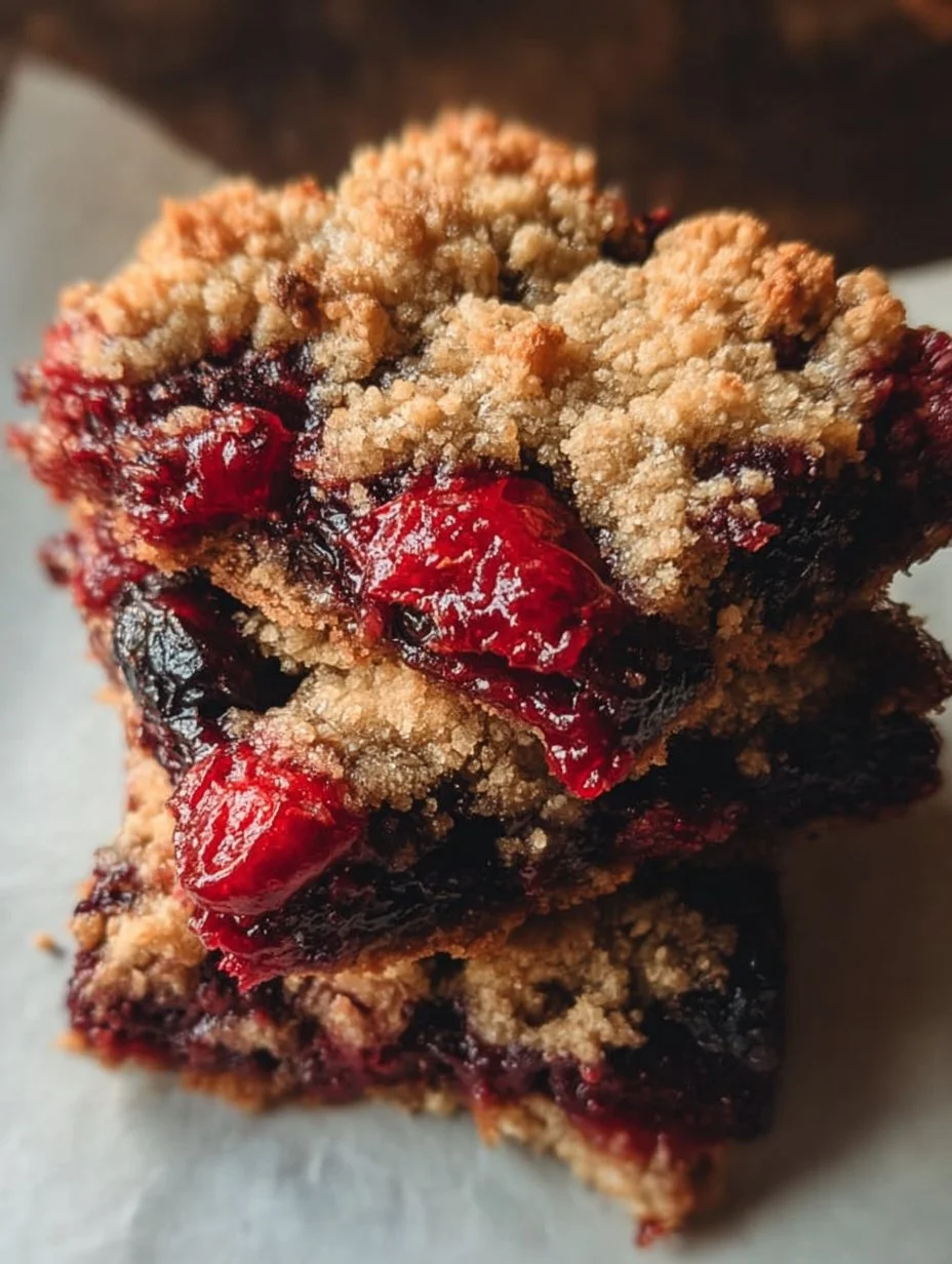 Berry Oatmeal Bars