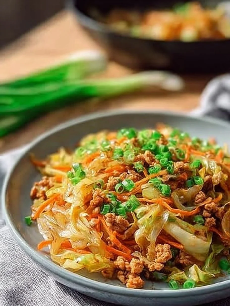 Best Ground Chicken and Cabbage Stir Fry