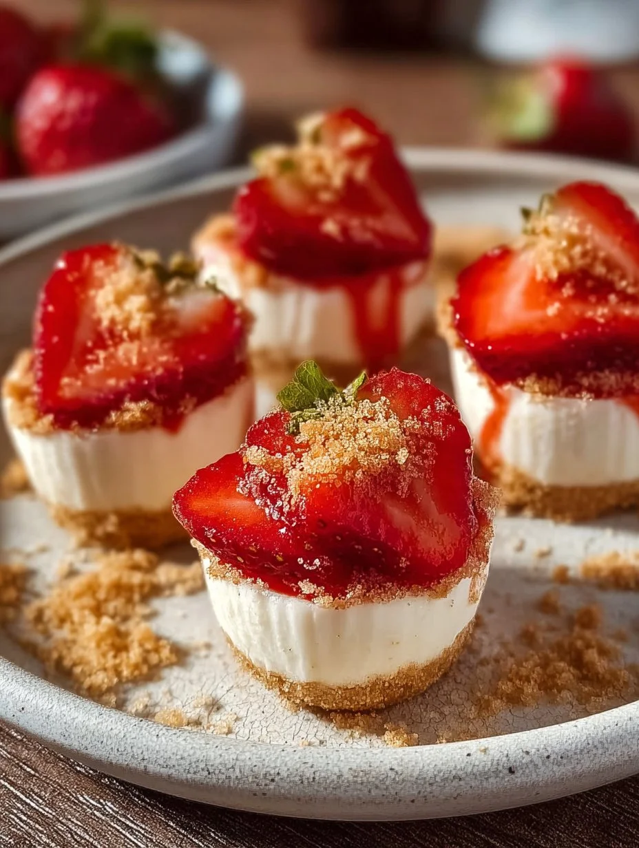 Cheesecake Deviled Strawberries | Sweet Snacks Recipes, Strawberry Recipes, Yummy Food Dessert