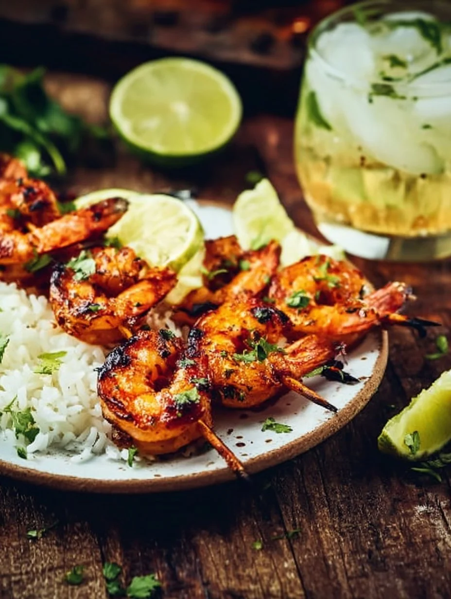 Margarita Grilled Shrimp Skewers