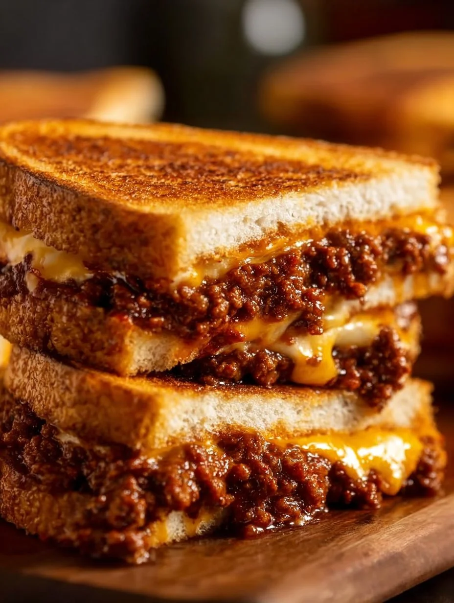 Sloppy Joe Grilled Cheese