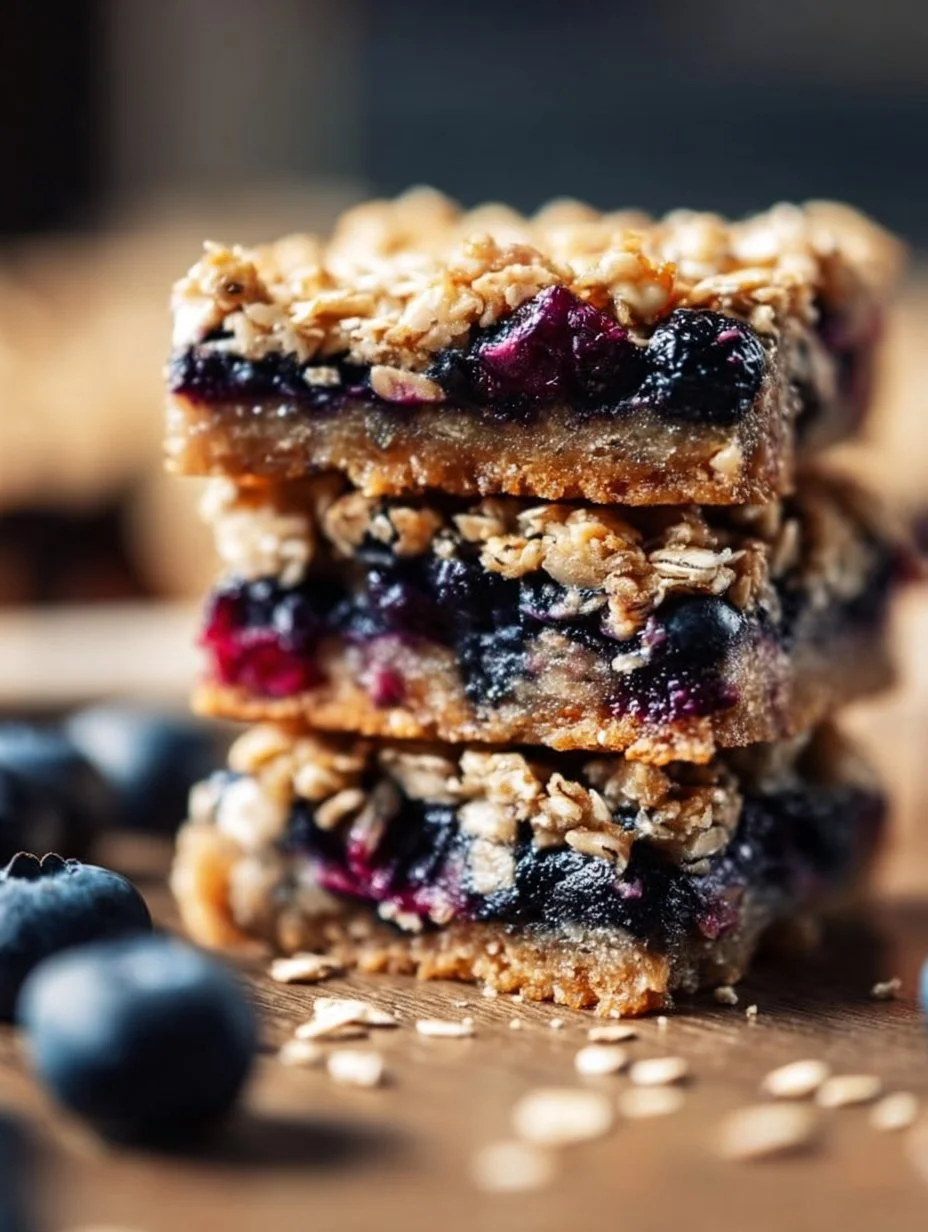 Wholesome Blueberry Oatmeal Bars