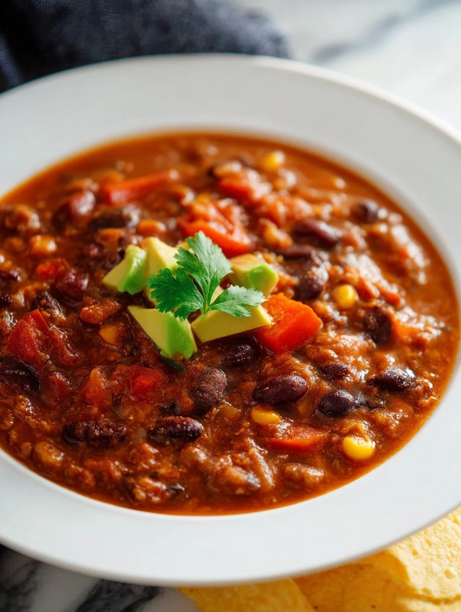 Homemade Vegetarian Chili