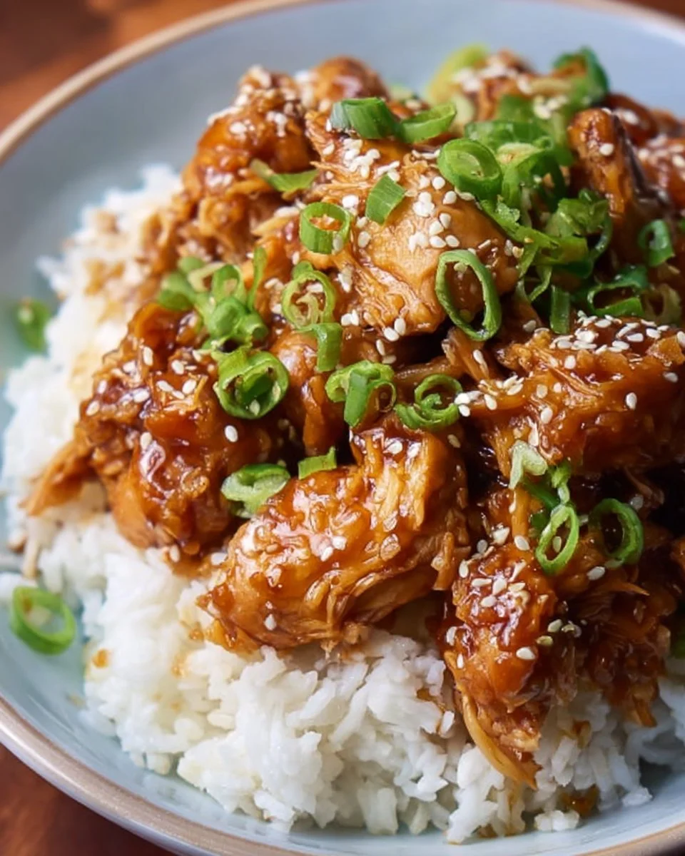 Slow Cooker Honey Garlic Chicken