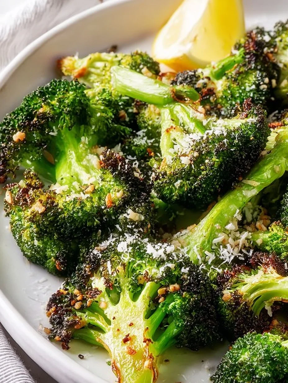 Roasted Broccoli (Garlic & Parmesan)